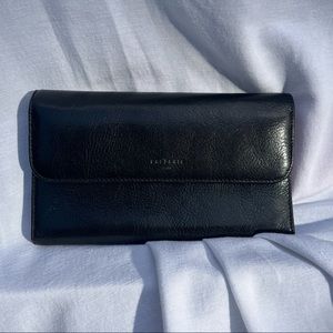 Black Leather Vintage Frederic Paris wallet